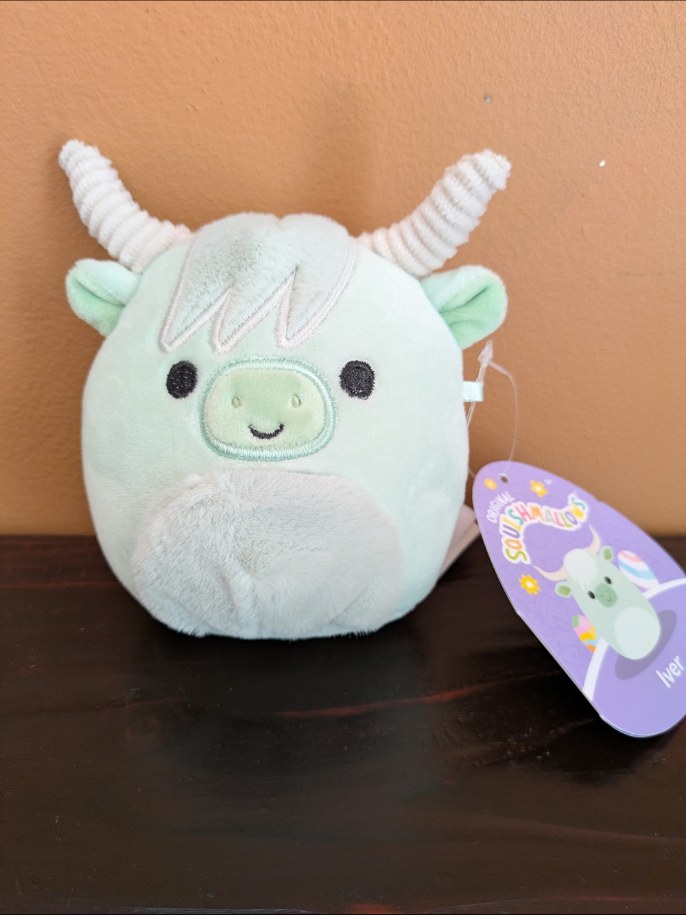 Squishmallows  5"-Iver Plush Green Horned